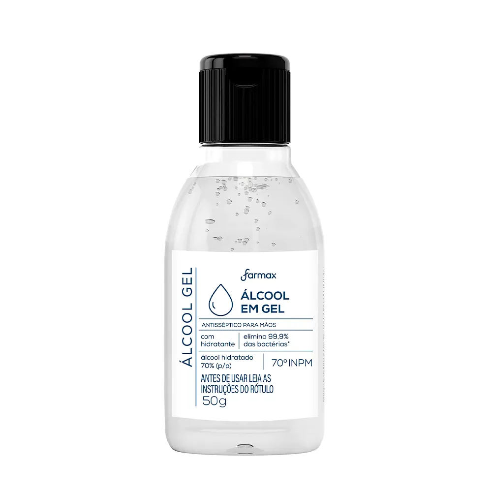 FARMAX ALCOOL EM GEL 70% NEUTRO 50G