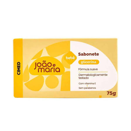 CIMED JOAO E MARIA SABONETE EM BARRA BABY GLICERINA