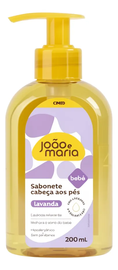 CIMED JOAO E MARIA SABONETE LIQUIDO LAVANDA 200ML